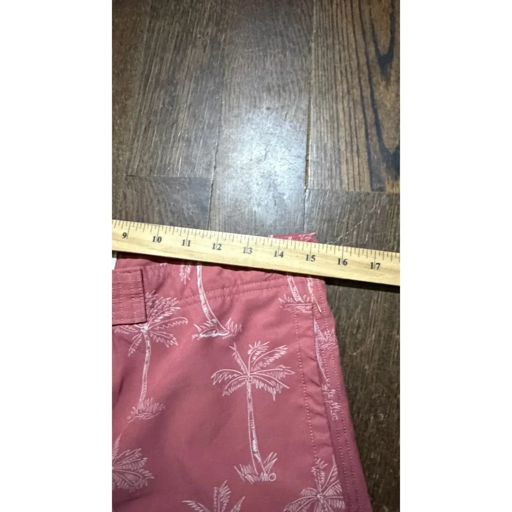 American Eagle Size Medium Swim Trunks Palm Trees Not Lined